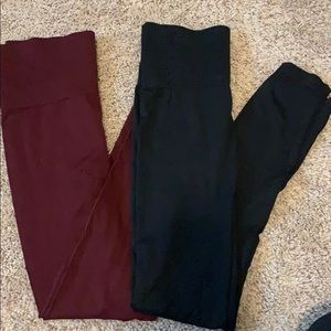 2- pairs of yoga tights